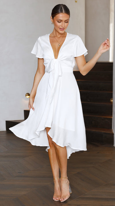 Load image into Gallery viewer, Sunny Daze Dress - White - Billy J
