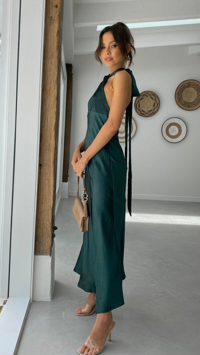 Load image into Gallery viewer, Amalia Maxi Dress - Forest Green
