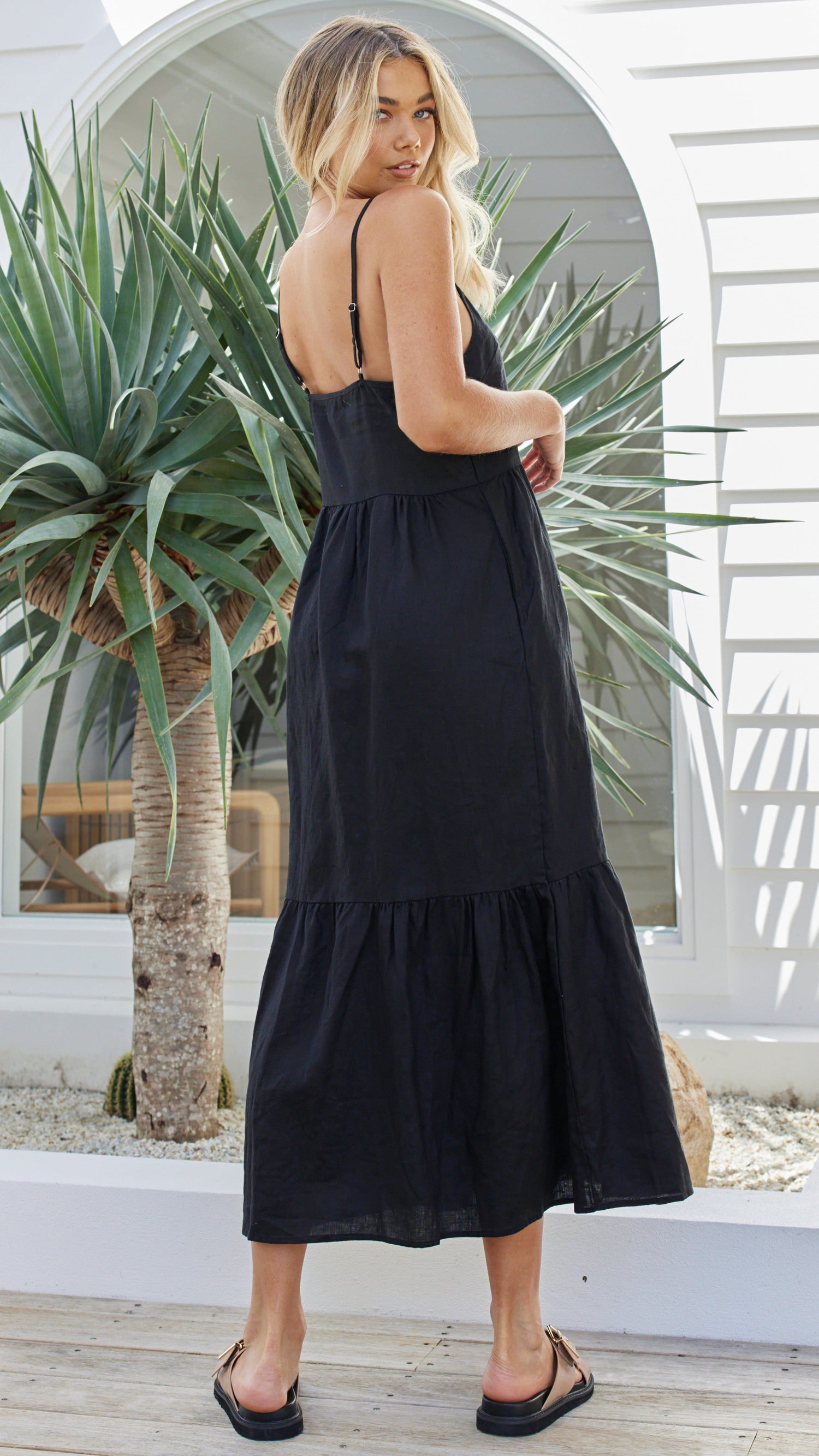 Nico Maxi Dress - Black - Billy J