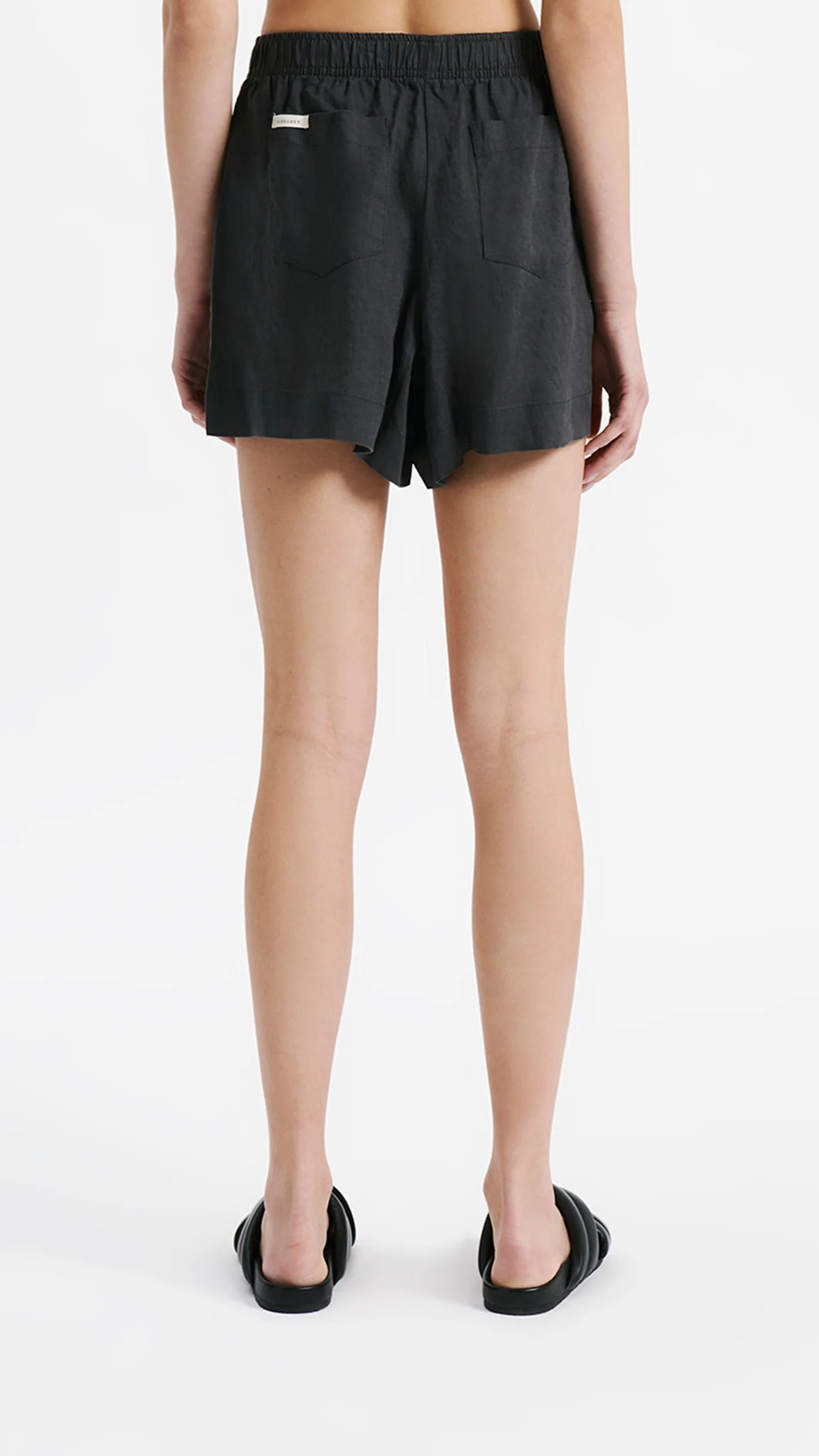 Linen Lounge Short - Coal - Billy J