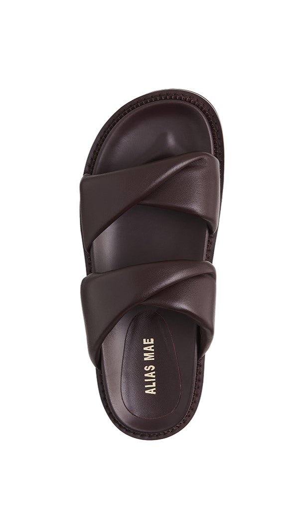 Alias Mae Paris Slide - Plum Leather