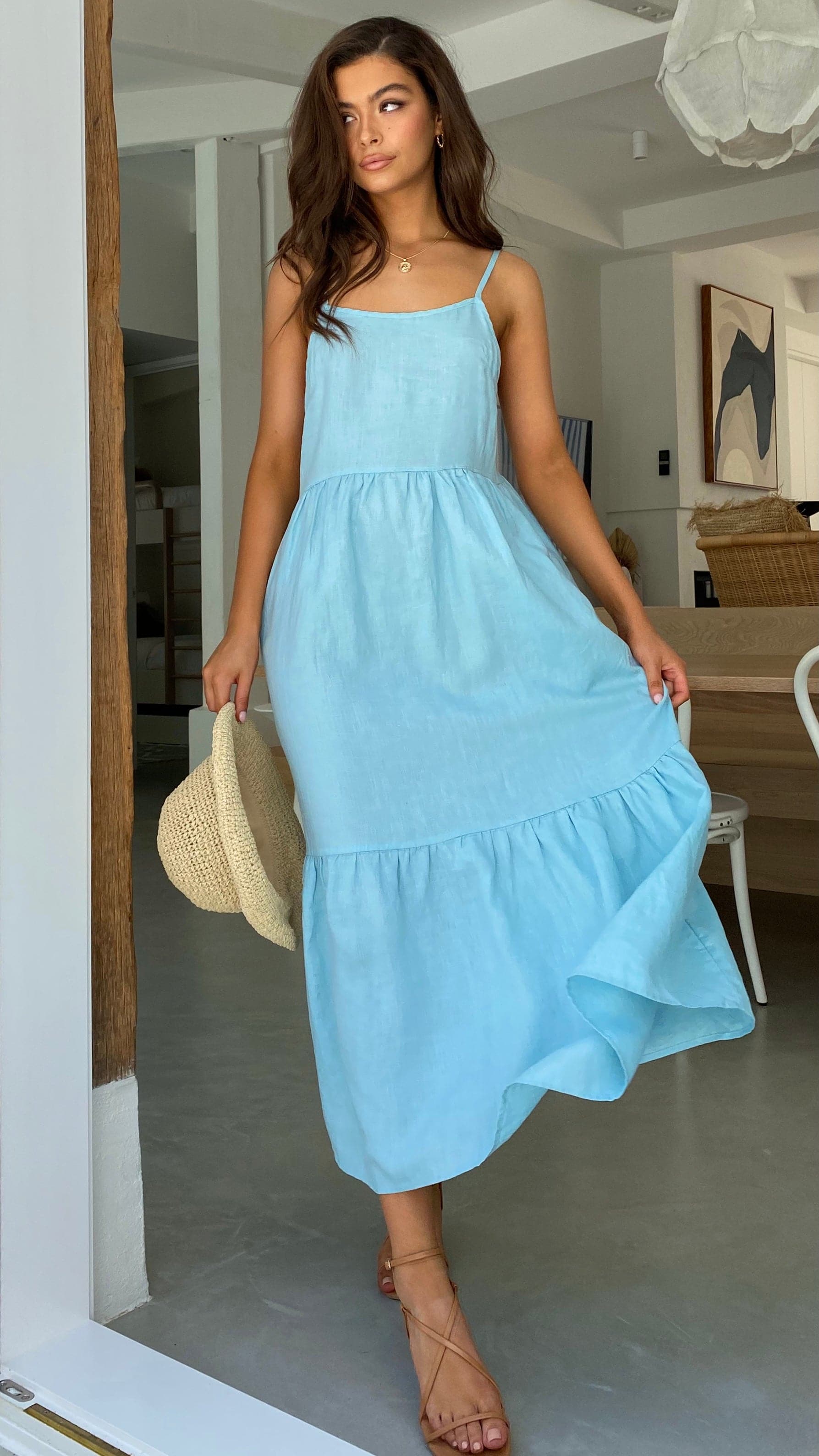 Nico Maxi Dress - Blue