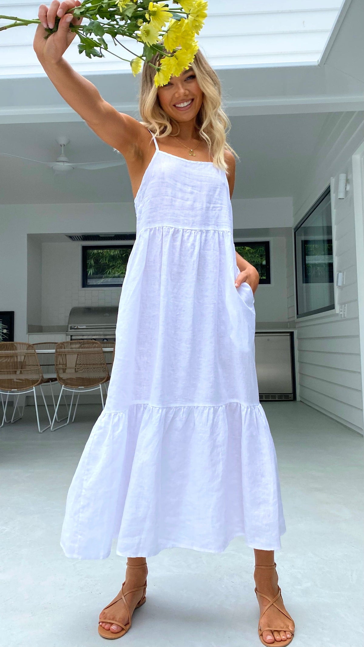 Nico Maxi Dress - White - Buy Women's Dresses