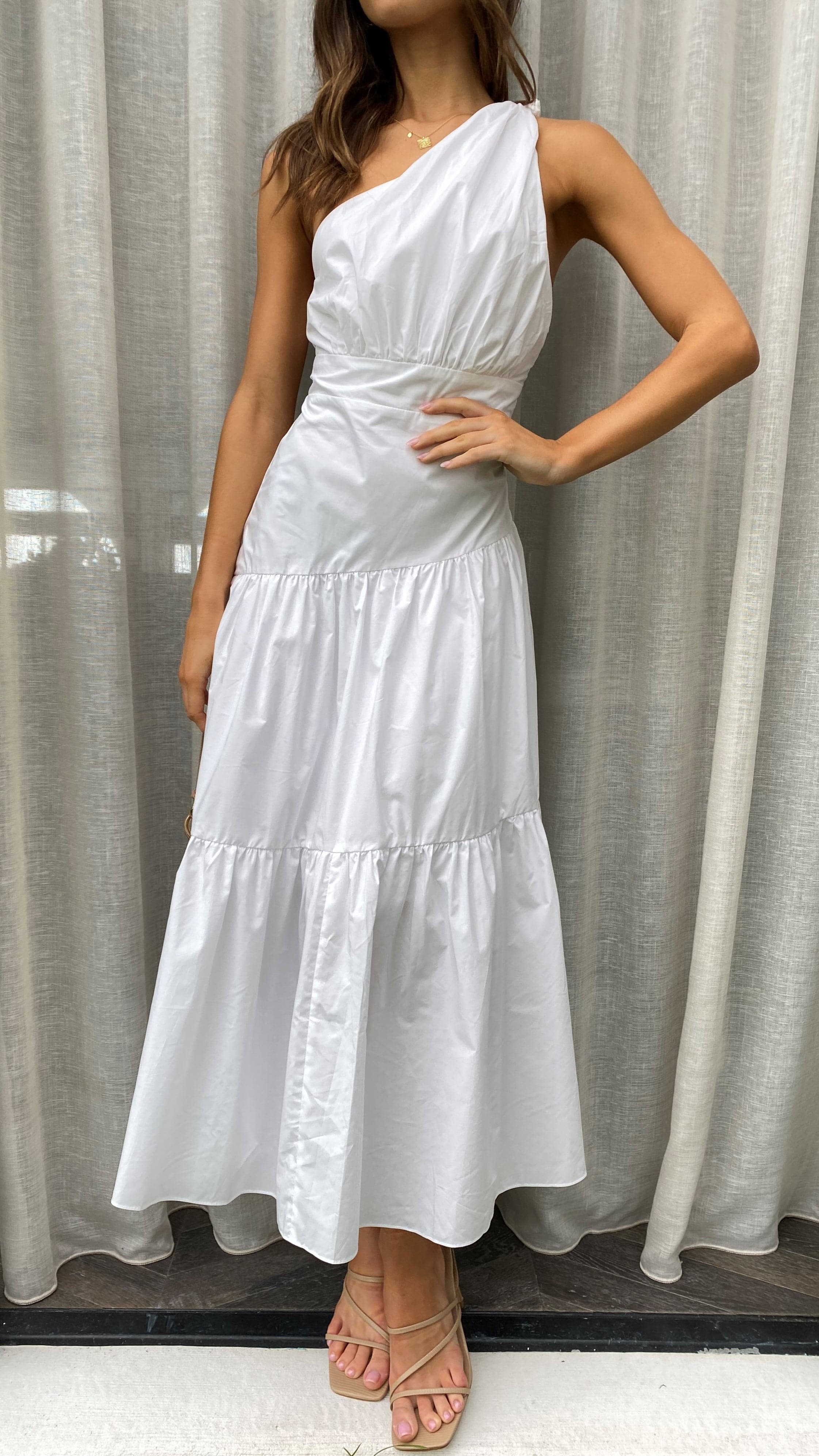 Jayma Maxi Dress - White - Billy J