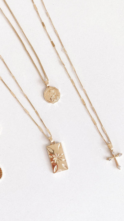 Load image into Gallery viewer, Sierra Fine Necklace Set - Gold
