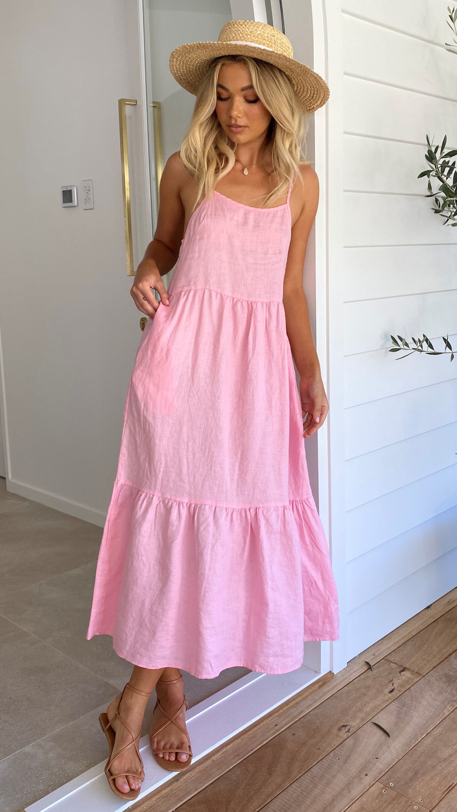 Nico Maxi Dress - Pink - Billy J