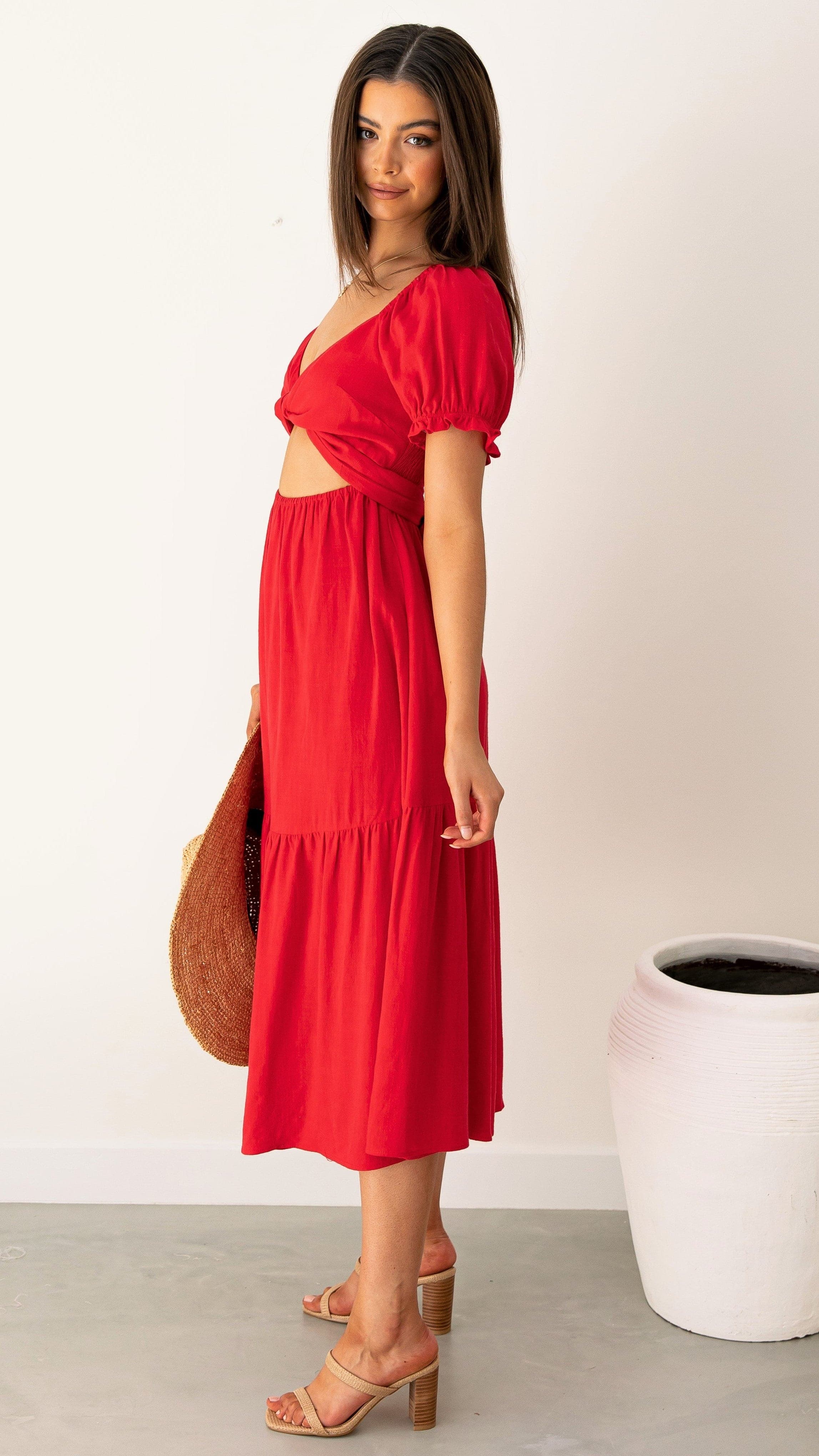 Sami Maxi Dress - Red