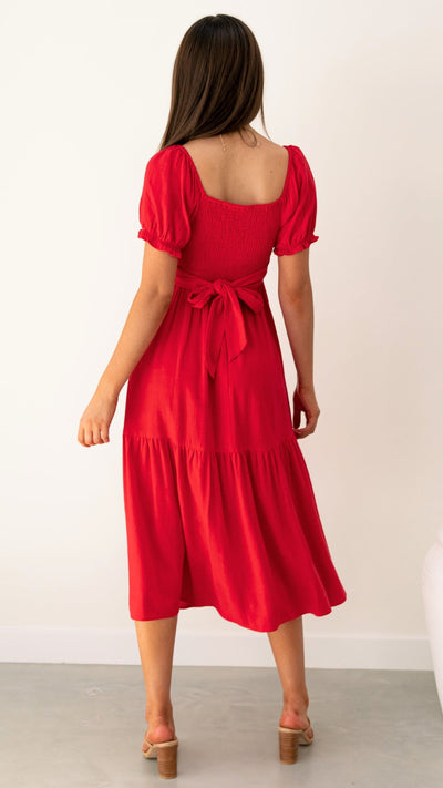 Load image into Gallery viewer, Sami Maxi Dress - Red

