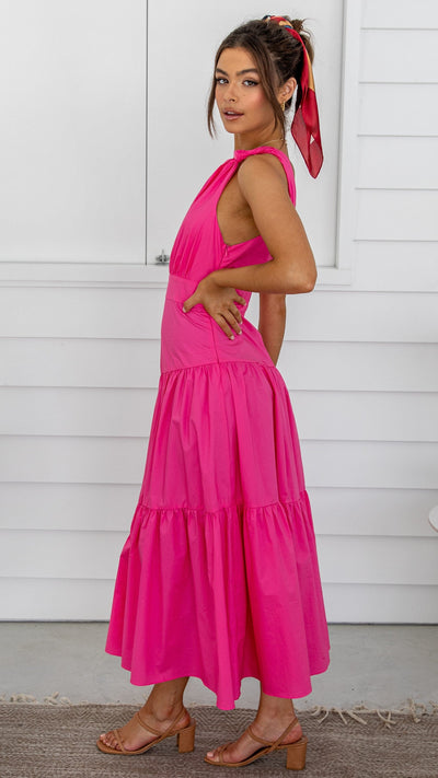 Load image into Gallery viewer, Jayma Maxi Dress - Pink - Billy J
