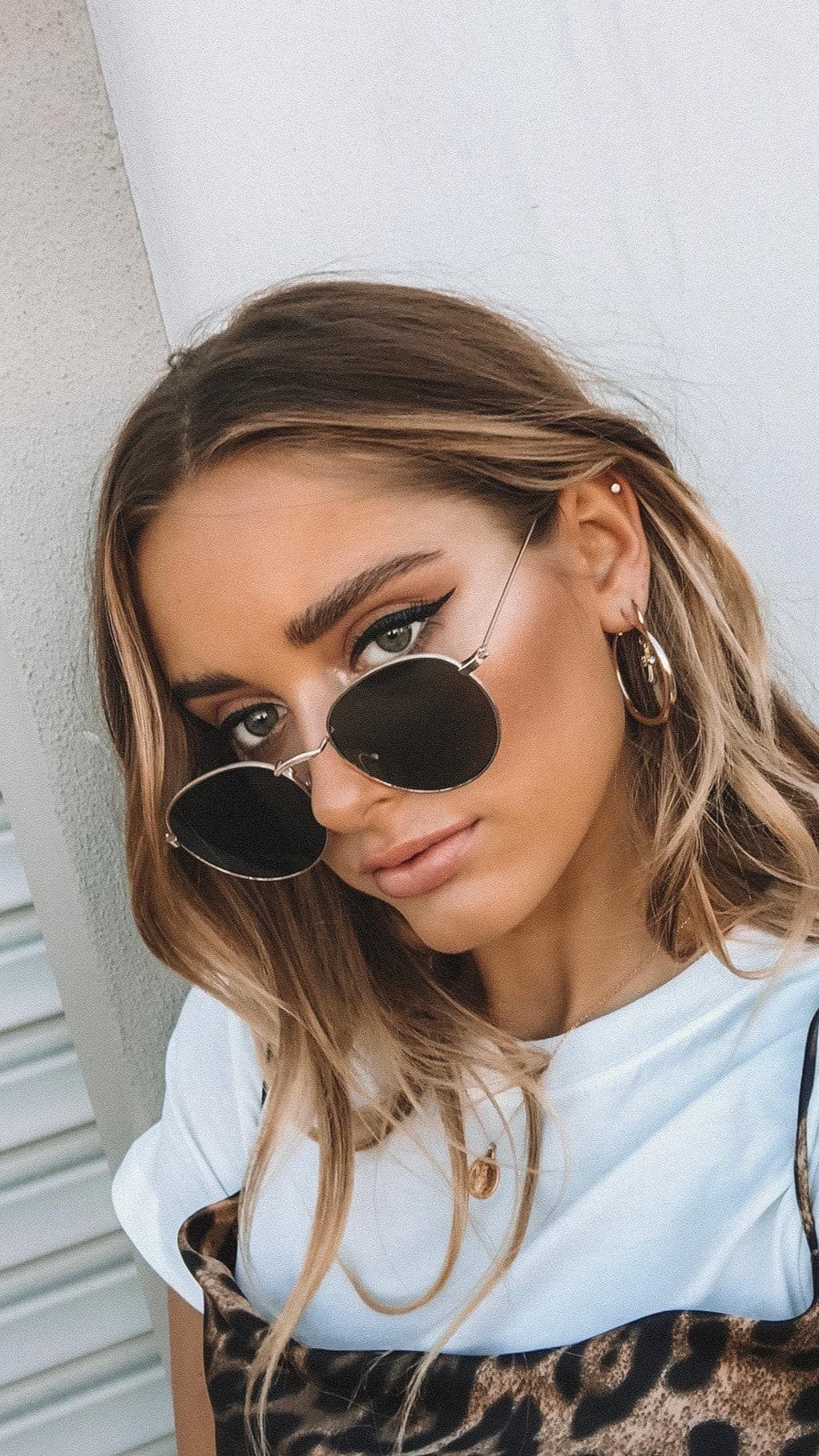 Karmen Sunglasses - Black/Gold - Billy J