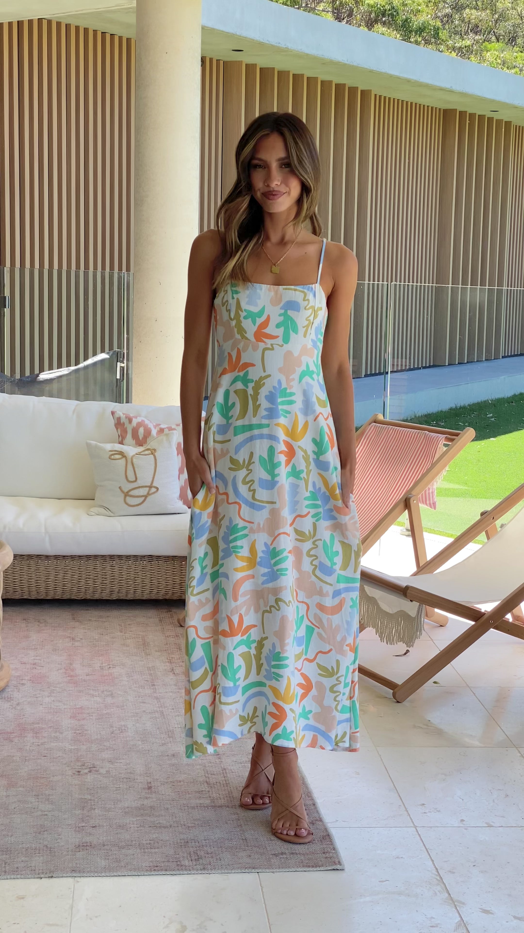 Dissy Maxi Dress - Tierra Print