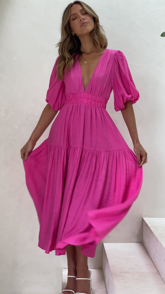 Erin Midi Dress -Pink - Buy Women's Dresses - Billy J