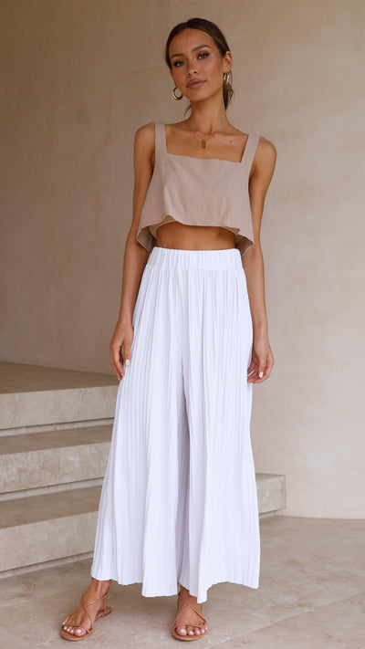 Load image into Gallery viewer, Loyal Heart Culottes - White - Billy J
