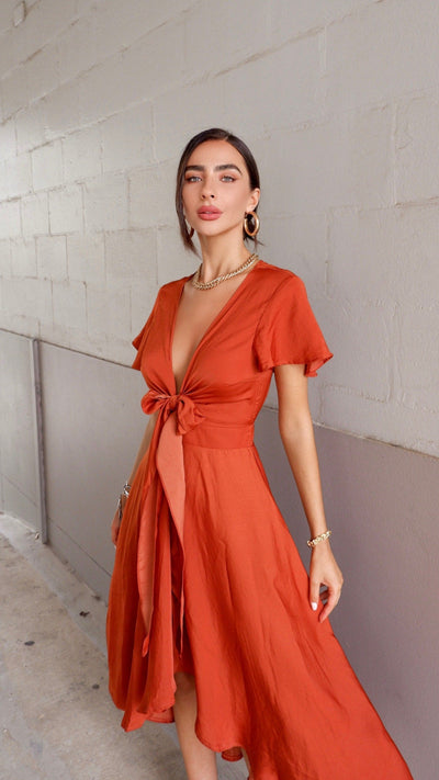 Load image into Gallery viewer, Sunny Daze Dress - Rust - Billy J
