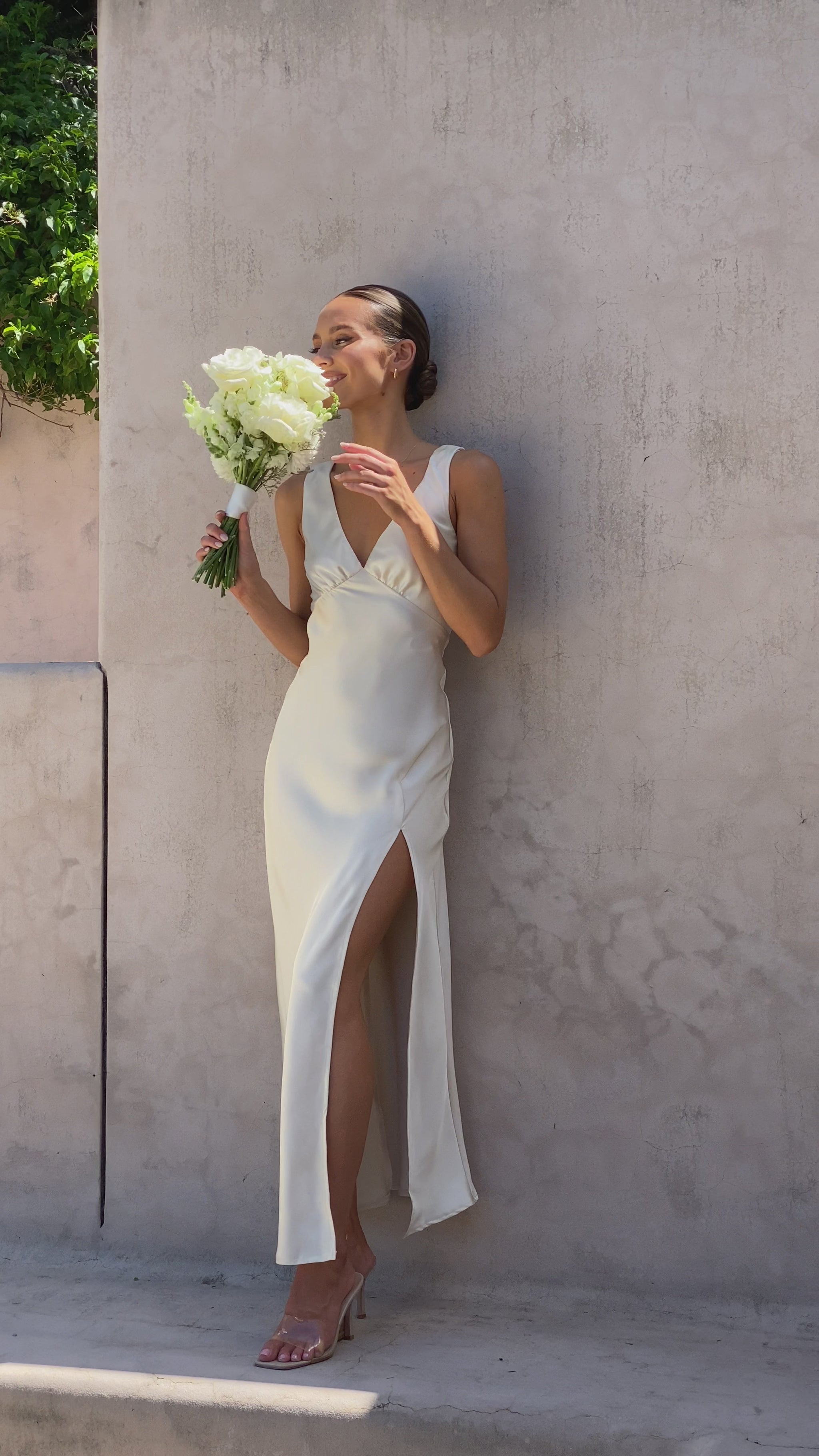 Taylor Maxi Dress - Ivory - Billy J