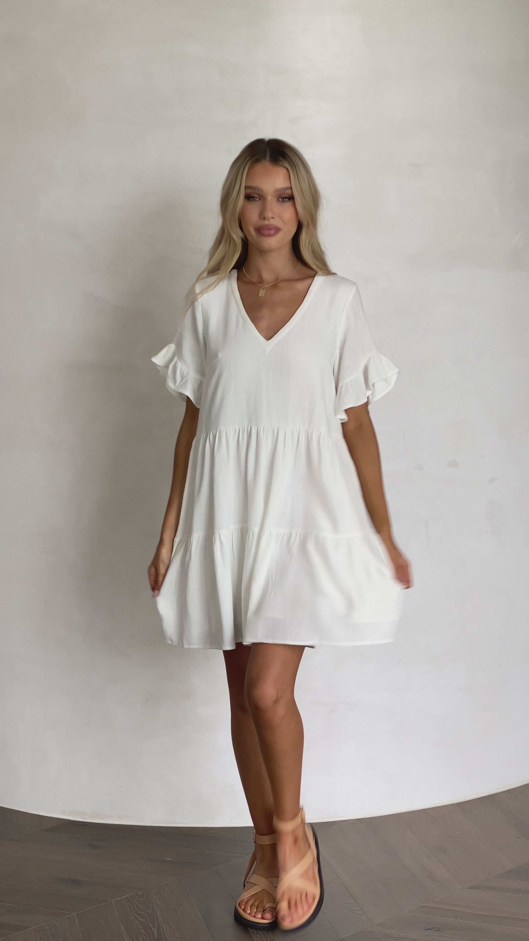 Carrie Mini Dress - White - Buy Women's Dresses - Billy J