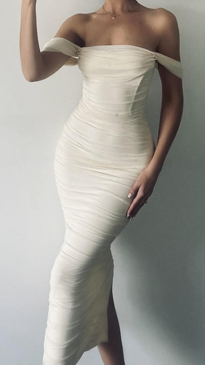 Load image into Gallery viewer, Kylie Maxi Dress - Cream
