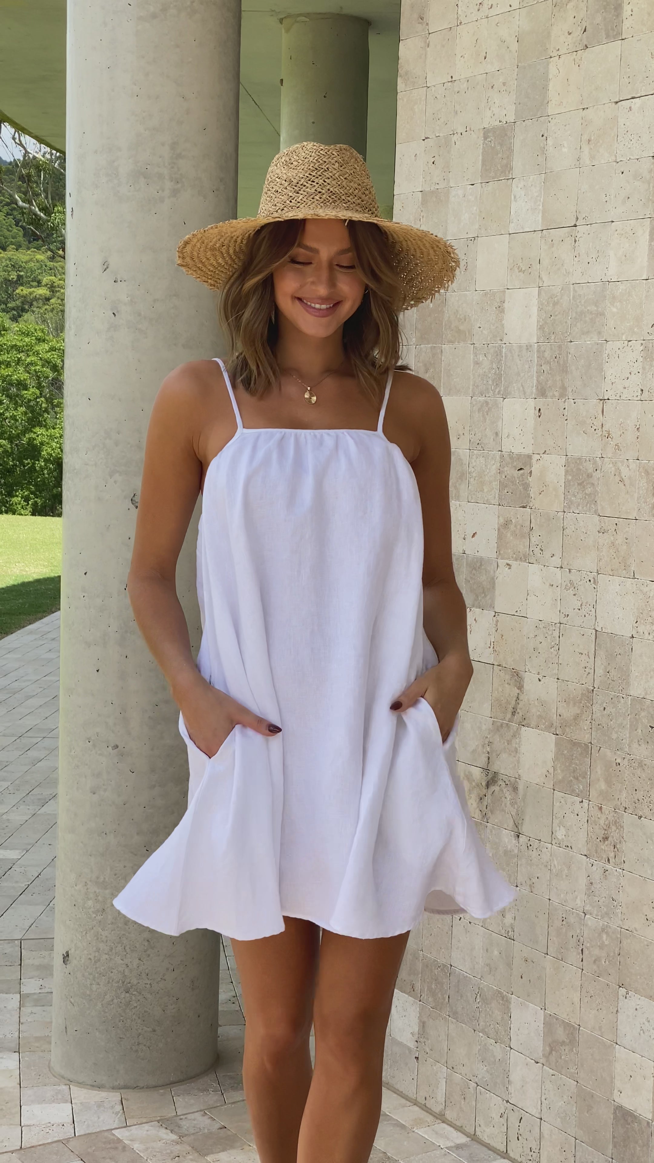 Annelise Mini Dress - White