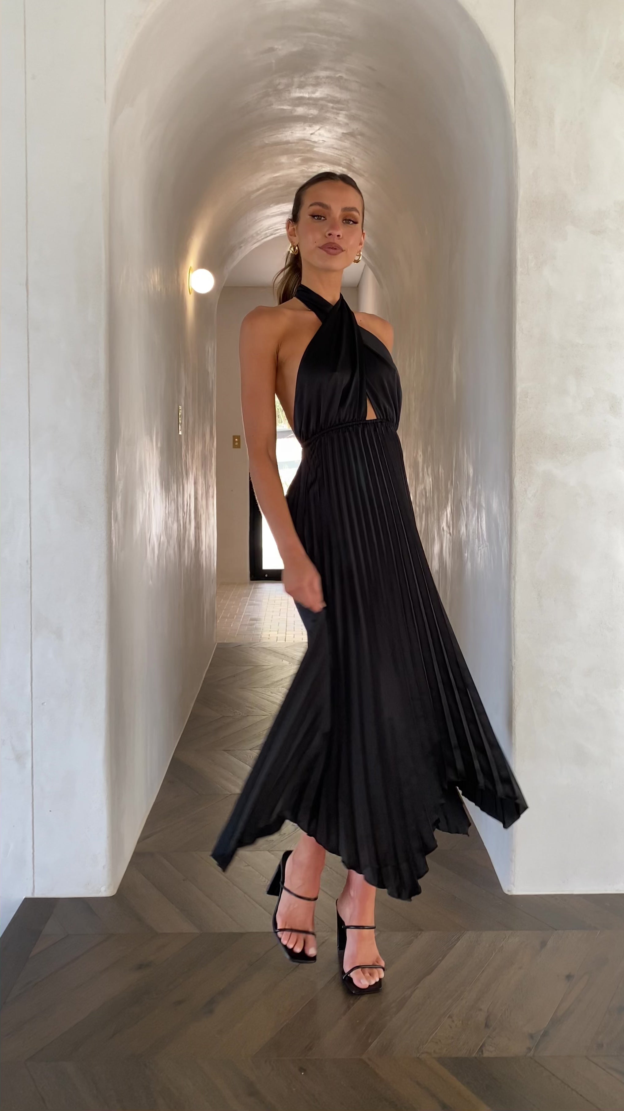 Miami Midi Dress - Black