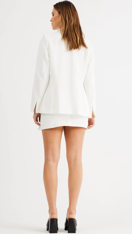 Fern Mini Skirt - White
