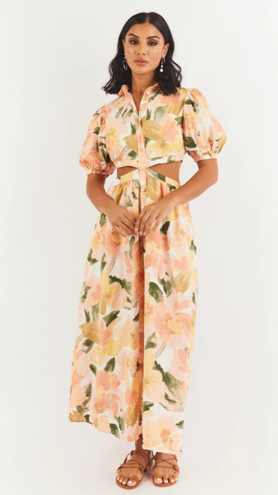 Load image into Gallery viewer, Kylo Midi Dress - Mallorca Floral
