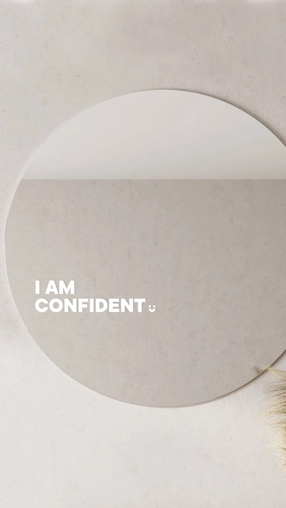 I am Confident - Affirmation Mirror Sticker