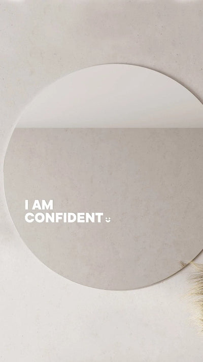 Load image into Gallery viewer, I am Confident - Affirmation Mirror Sticker
