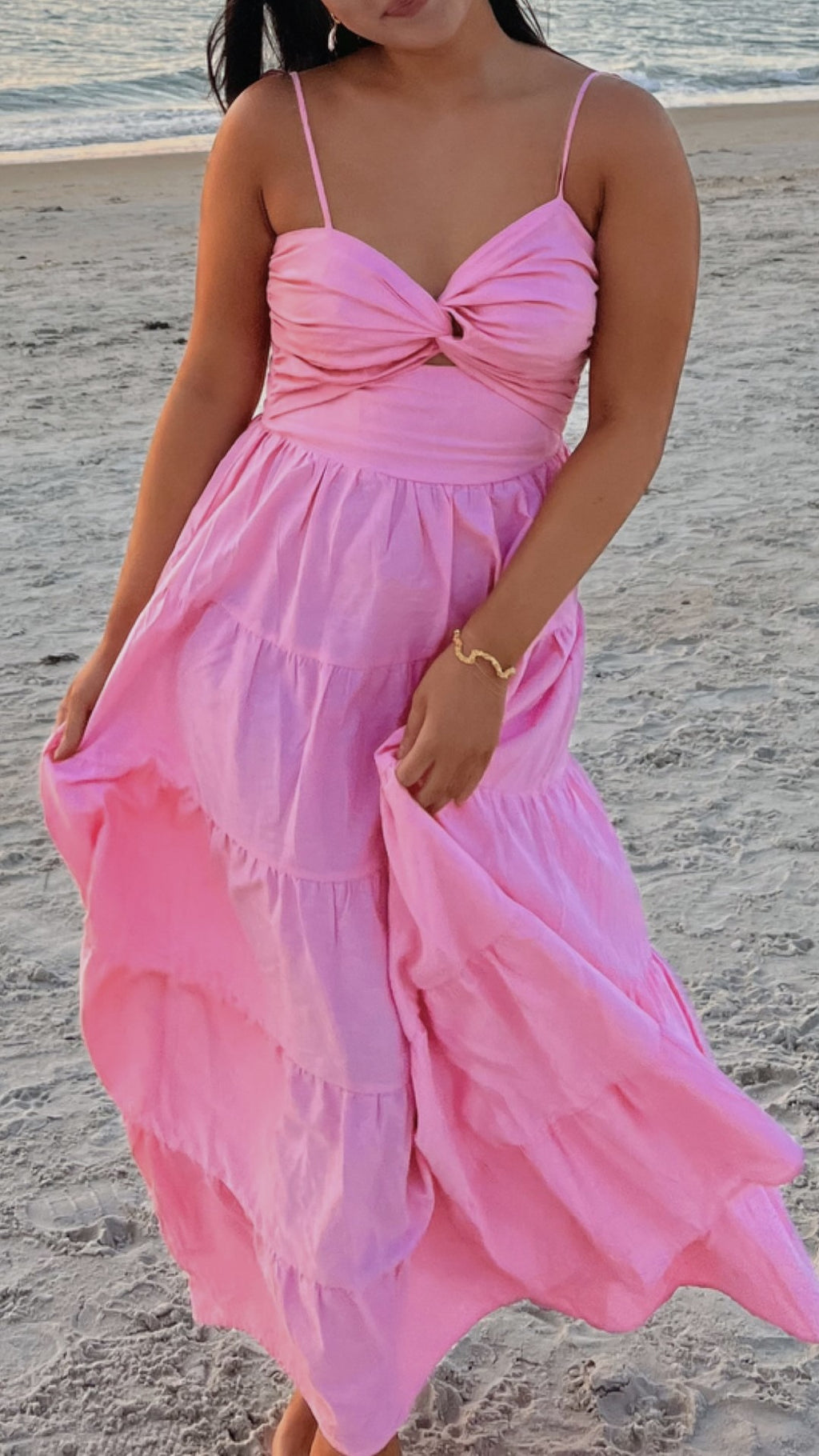 Armani Midi Dress - Pink