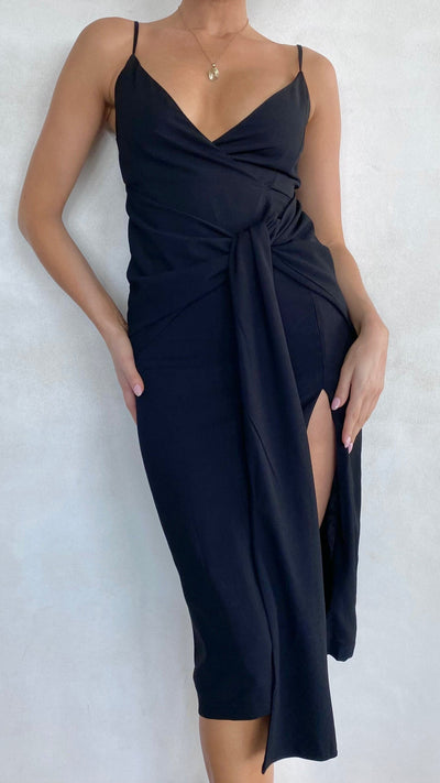 Load image into Gallery viewer, Rhemi Midi Dress - Black
