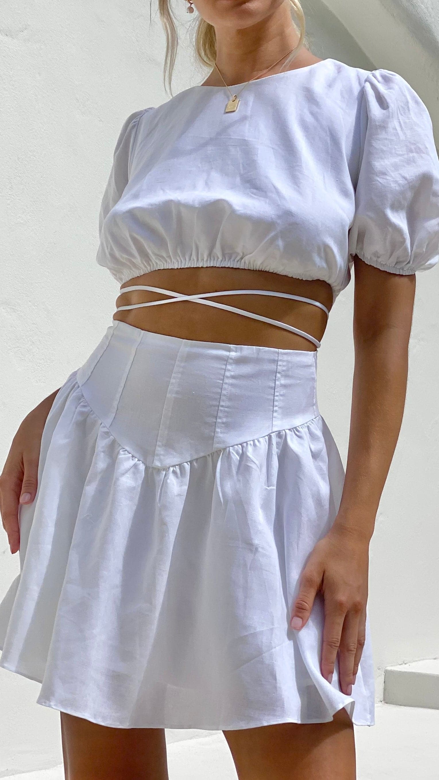Sidney Mini Dress - White
