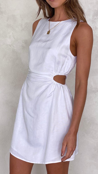 Load image into Gallery viewer, Mandi Mini Dress - White
